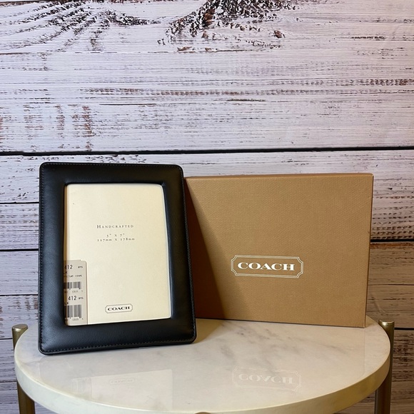 Coach Other - Coach Handcrafted Black Picture Frame 5x7
